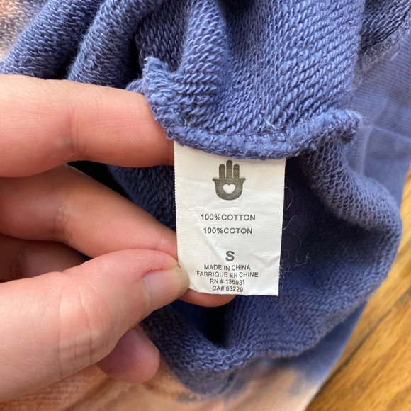 REVOLVE Spiritual Gangster Universe Hailey Crew Pullover in Tri Desert Tie Dye S - Picture 5 of 6